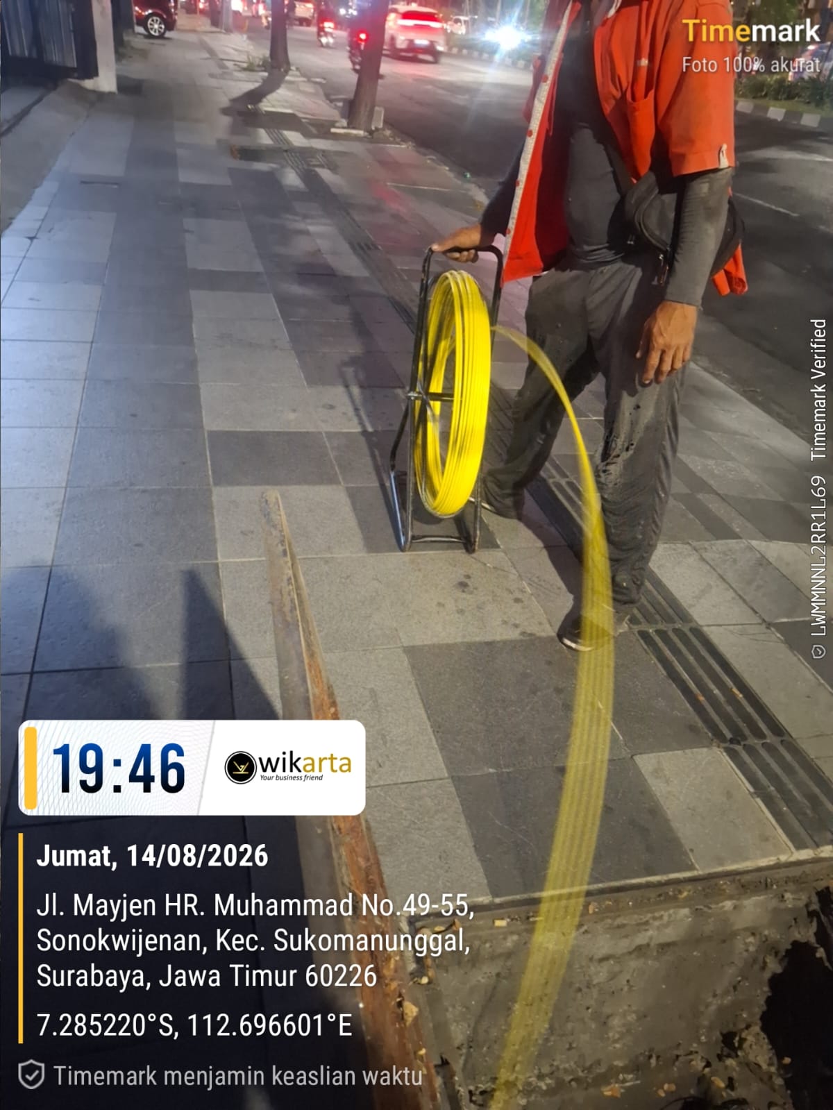Pekerjaan Instalasi Kabel FO Kabel Udara & Tanam